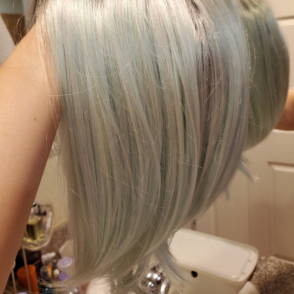 WIG - Noriko Seaglass Light Green Wig - Picture 3 of 12